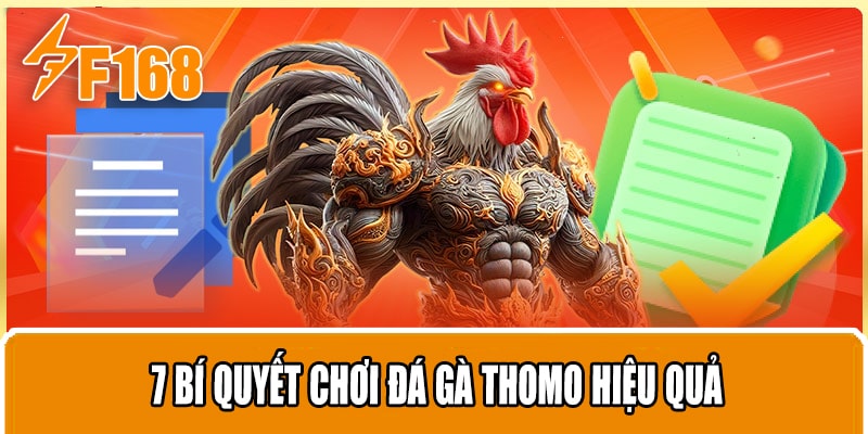 7 Bí quyết chơi đá gà thomo hiệu quả